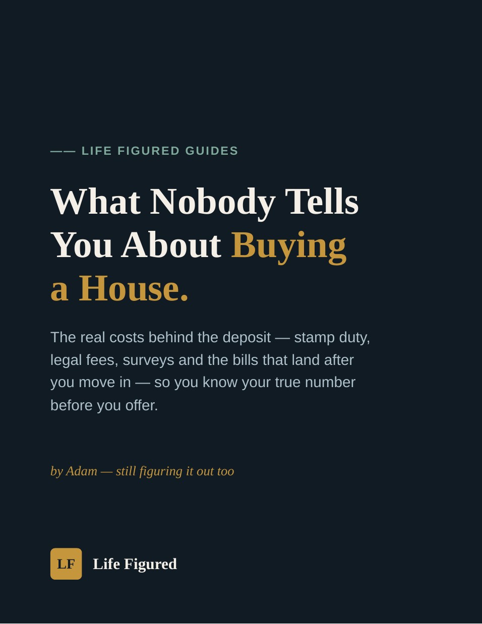 What Nobody Tells You About Buying a House guide cover